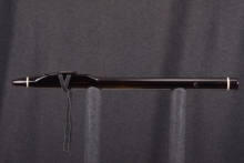 Nigerian Ebony Native American Flute, Minor, Mid A-4, #T4G (10)